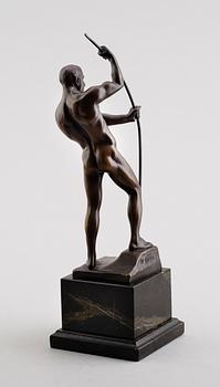 SKULPTUR, brons, signerad H. Riese, 1900-talets första hälft.