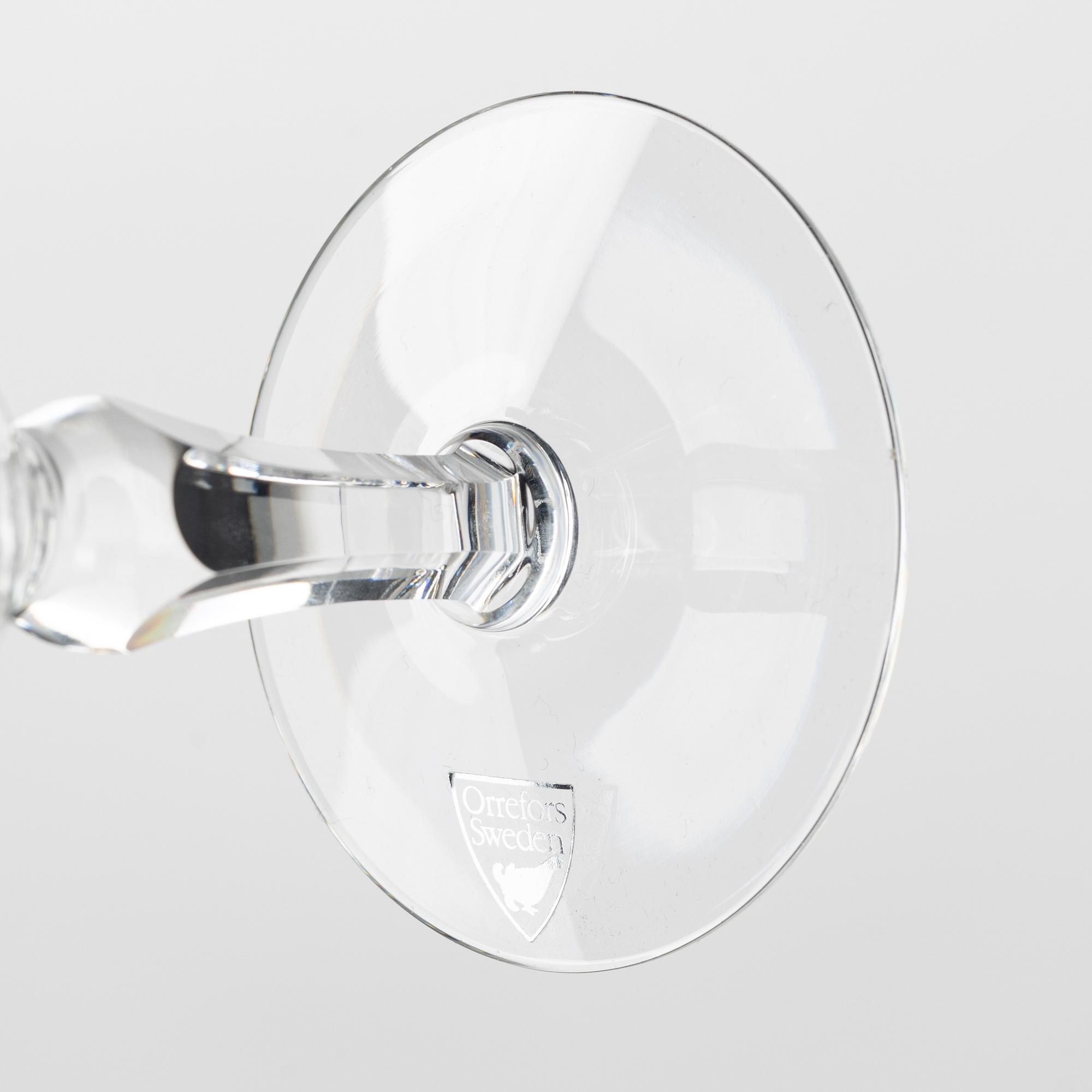 Glasservis, 62 delar, "Karolina", Orrefors.
