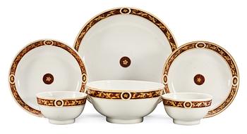 572. A part tea service, Qing dynasty, Jiaqing (1796-1820).