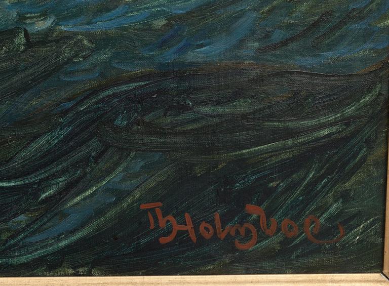 THOROLF HOLMBOE, olja på duk, signerad.