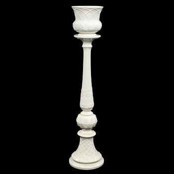 PIEDESTAL SAMT YTTERFODER, flintgods, Gustafsberg, 1904-1908.