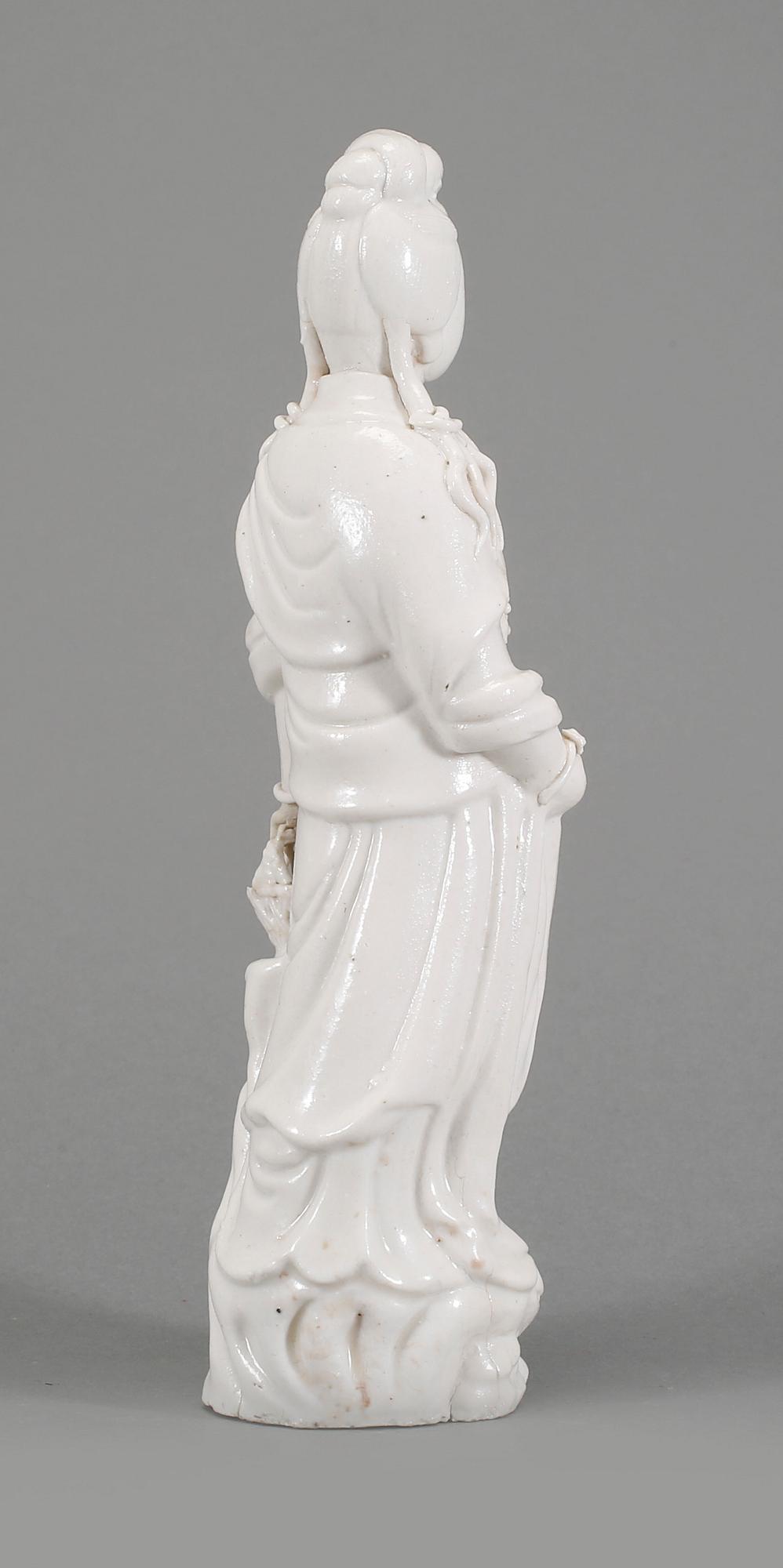 FIGURIN, porslin, blanc de chine, Kina, 1700-/1800-tal.