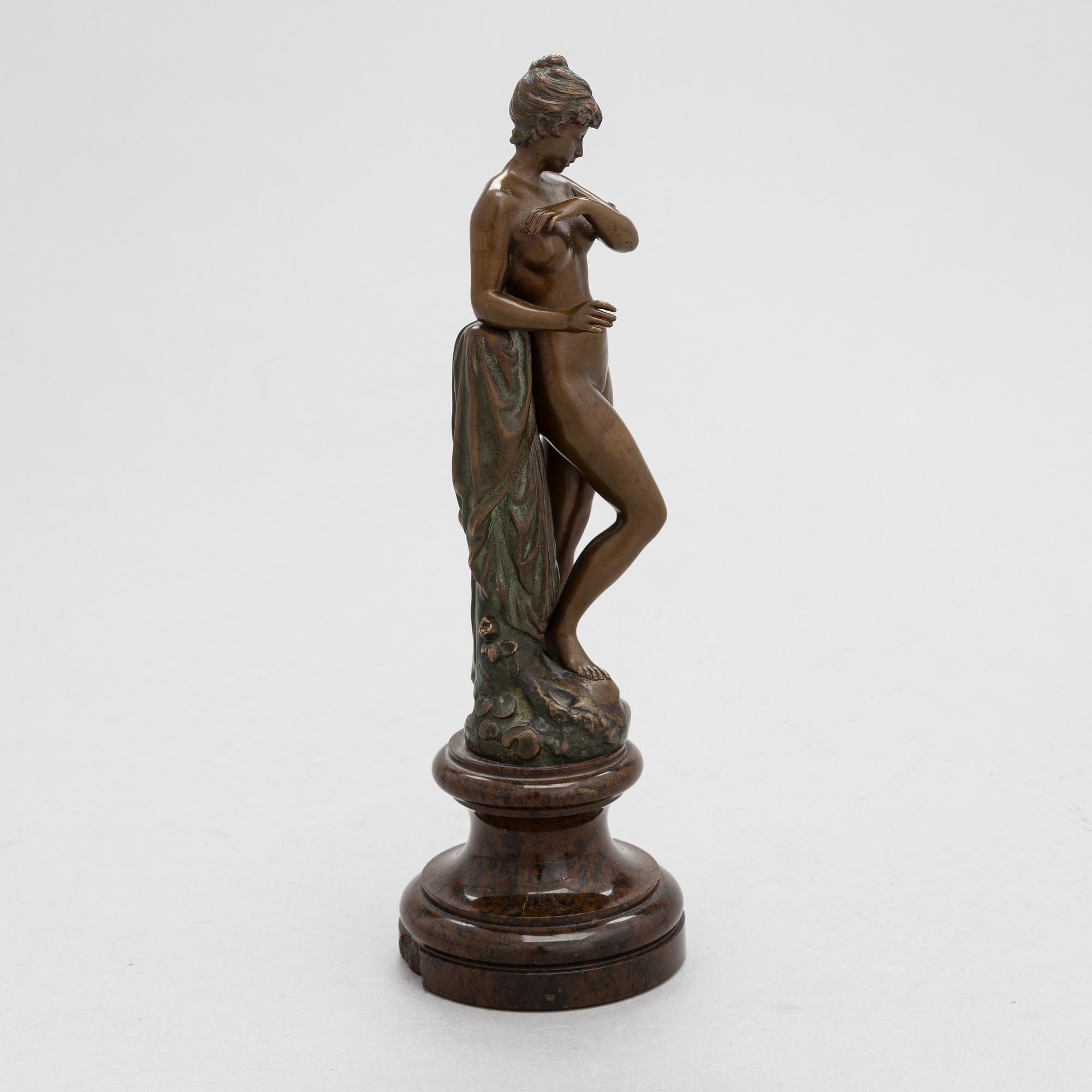 Felix Görling, a bronze sculpture, signed and marked H. Gladenbeck u. Sohn.