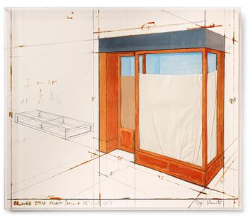 182. Christo & Jeanne-Claude, "Orange Store Front, project".