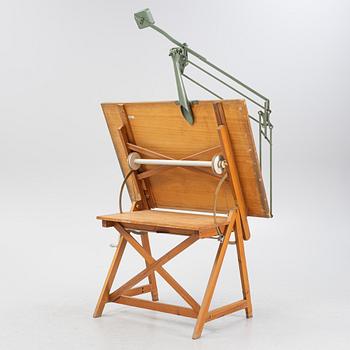 An architect's drawing table, 20th Century.