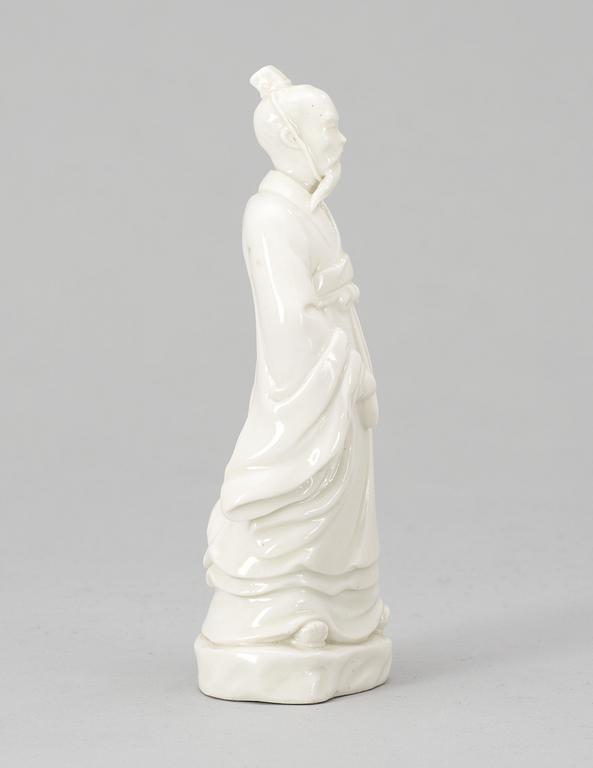 A presumably Meissen figurine.