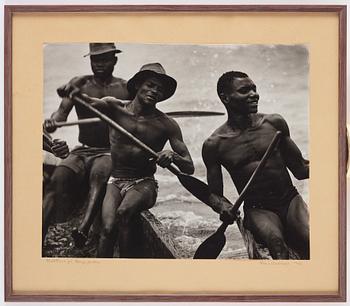 Rune Hassner, "Roddare på Kongofloden", 1954.
