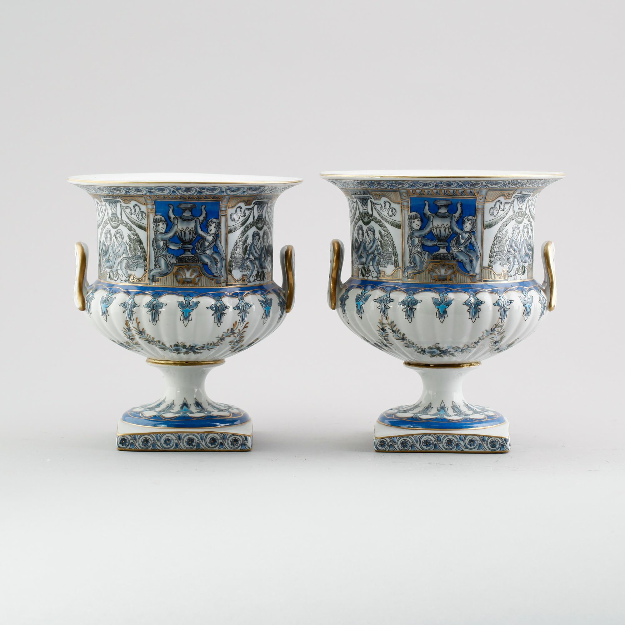 URNOR, 1 par, porslin, 1900-/2000-tal.