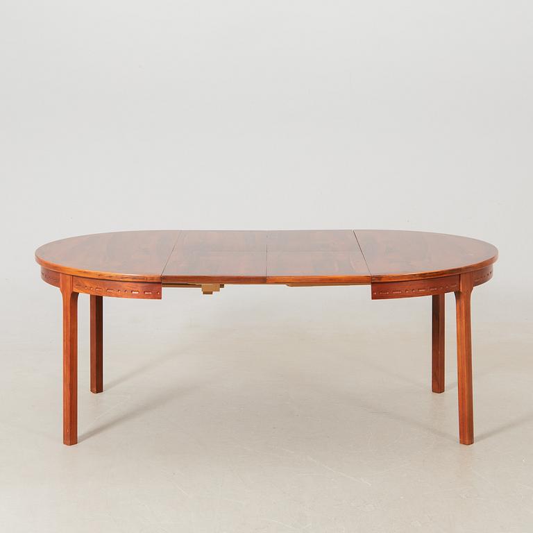 Nils Jonsson, dining table Troeds and 6 chairs, 1960s/70s.
