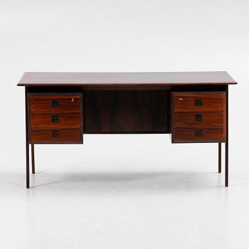 Arne Vodder, tillskriven, skrivbord, Brouer möbelfabrik, 1950/60 tal.