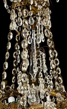 LJUSKRONA, gustaviansk stil, 1900-tal. H 80.