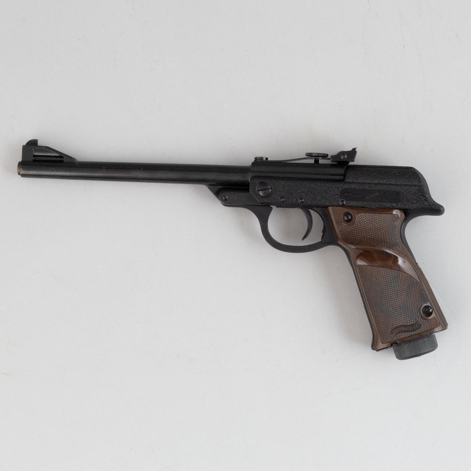 A Walther LP 53 air pistol, second half of the 20th Century.