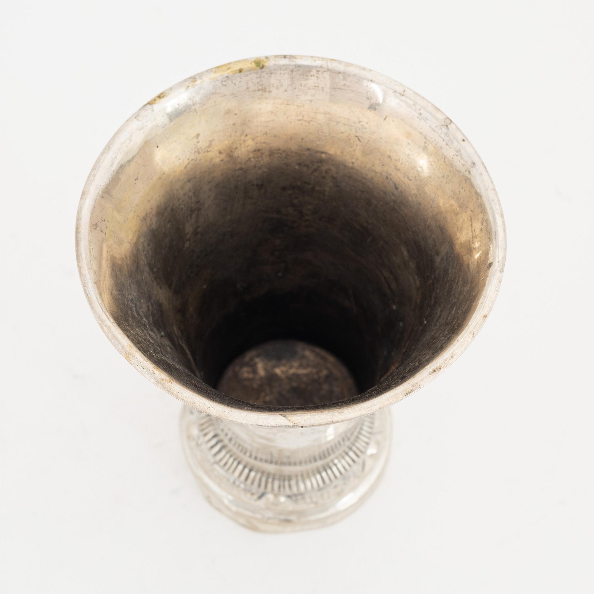 A silver beaker, mark of Sven Christoffer Holmström, Ulricehamn 1808.