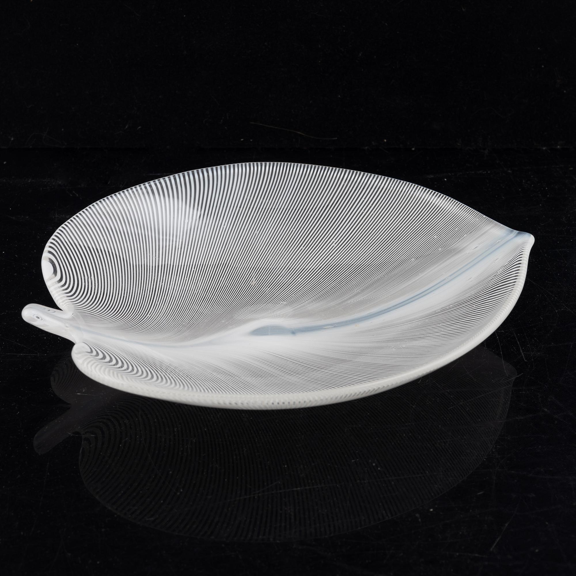 Tyra Lundgren, fat, glas, Venini, Murano, Italien.