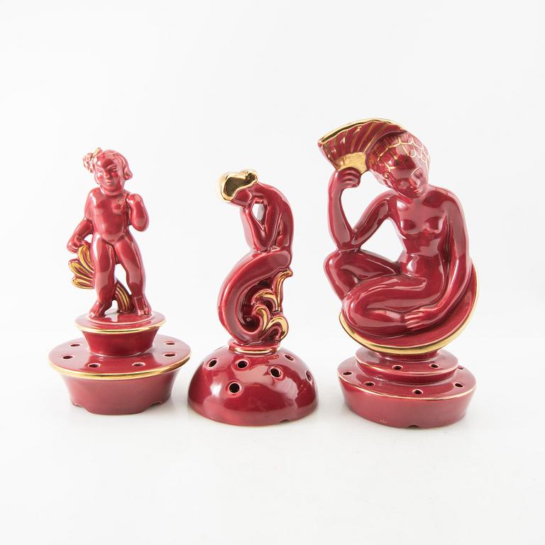 Arthur Percy, 30 pieces, "Rubin", Gefle, mid-20th century.