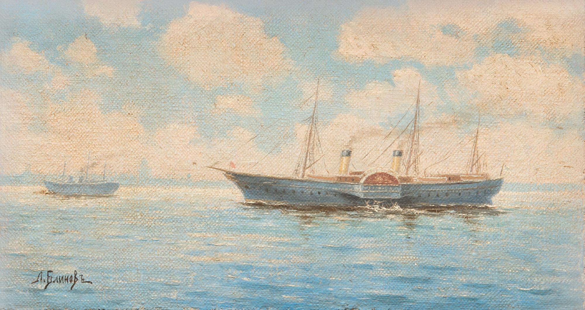 Leonid Demyanovich Blinov, SHIPS BY THE COAST.