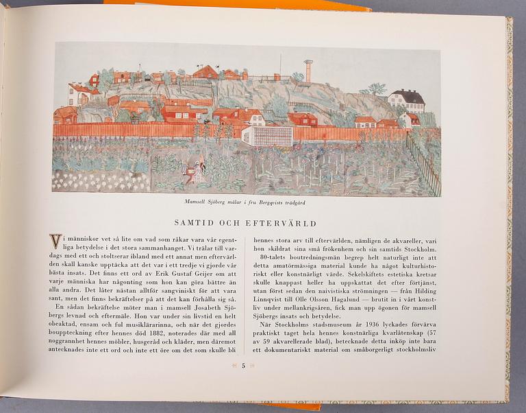 BÖCKER, 35 st, "Stockholmiana", 1900-tal. Bla "Djurgården förr och nu", Stockholm 1925.
