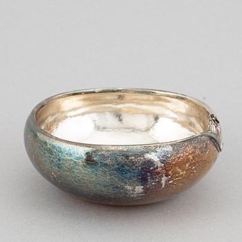 Olle ohlson, skål, silver, Stockholm, 1986.