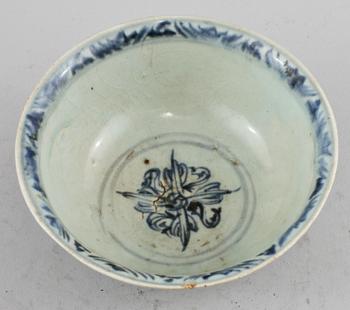 SKÅL, porslin, Kina, Ming (1368-1644).