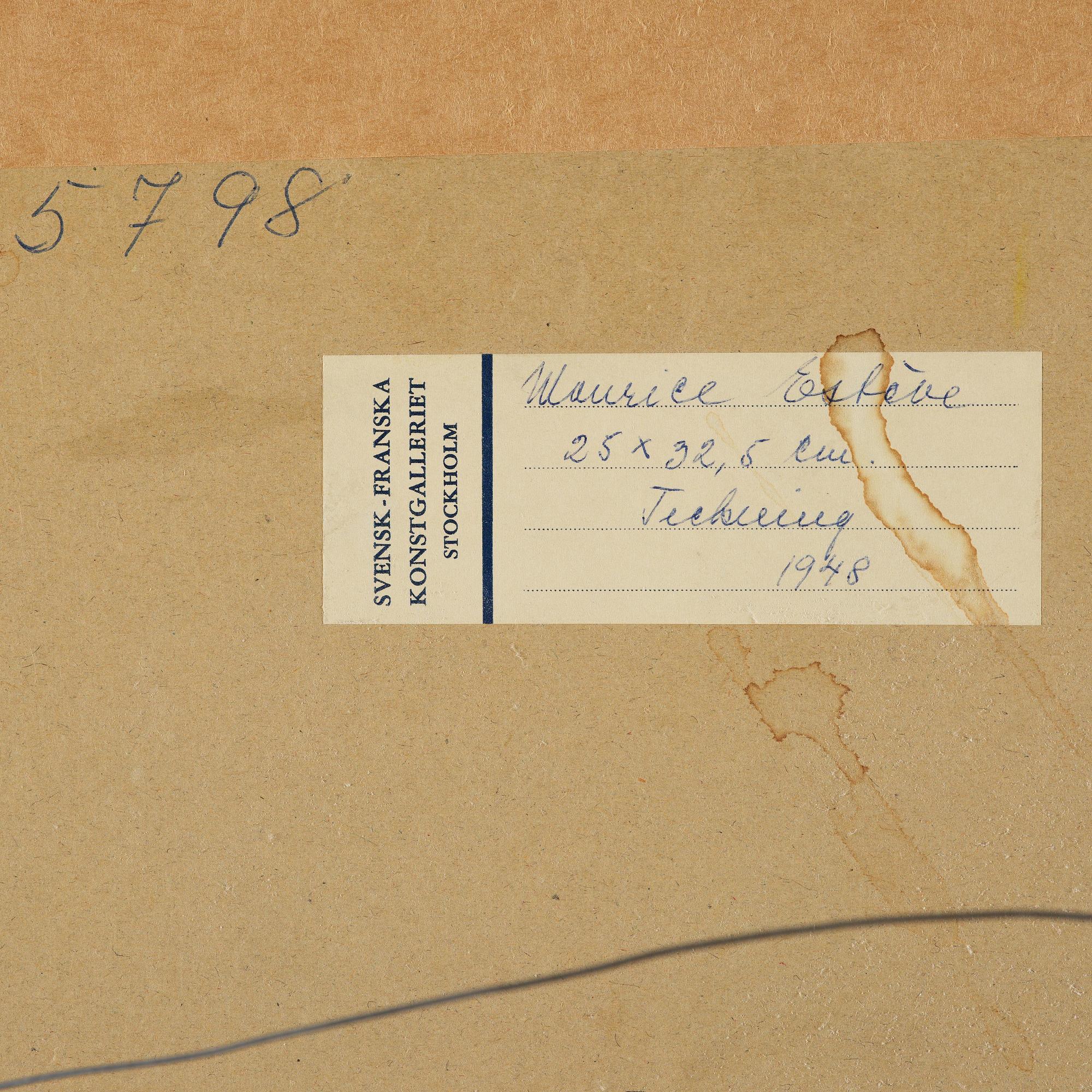 Maurice Estève, Untitled.