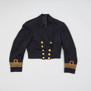 UNIFORM FÖR MARINEN, 4 delar, Sverige, 1900-talets mitt.