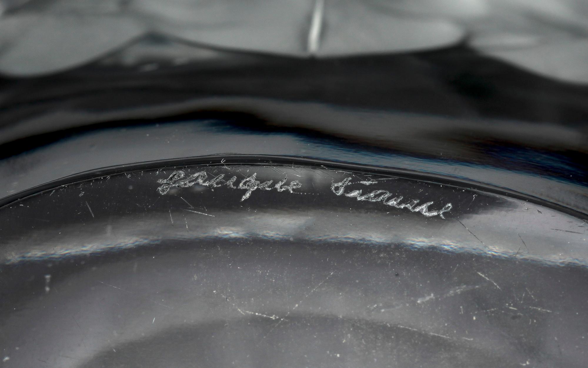 SKÅL, glas, "Compiegne" Lalique, märkt "Lalique France", 1900-tal.