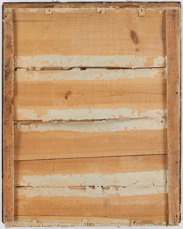 LAMELLTAVLA, oljetryck, 1900-talets början.