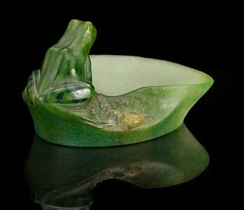 An Almaric Walter & Henri Bergé, ashtray pate de verre, Nancy, France 1920´s.