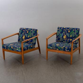 A pair of 'Carmel/5-158' easy chairs by FOLKE OHLSSON.