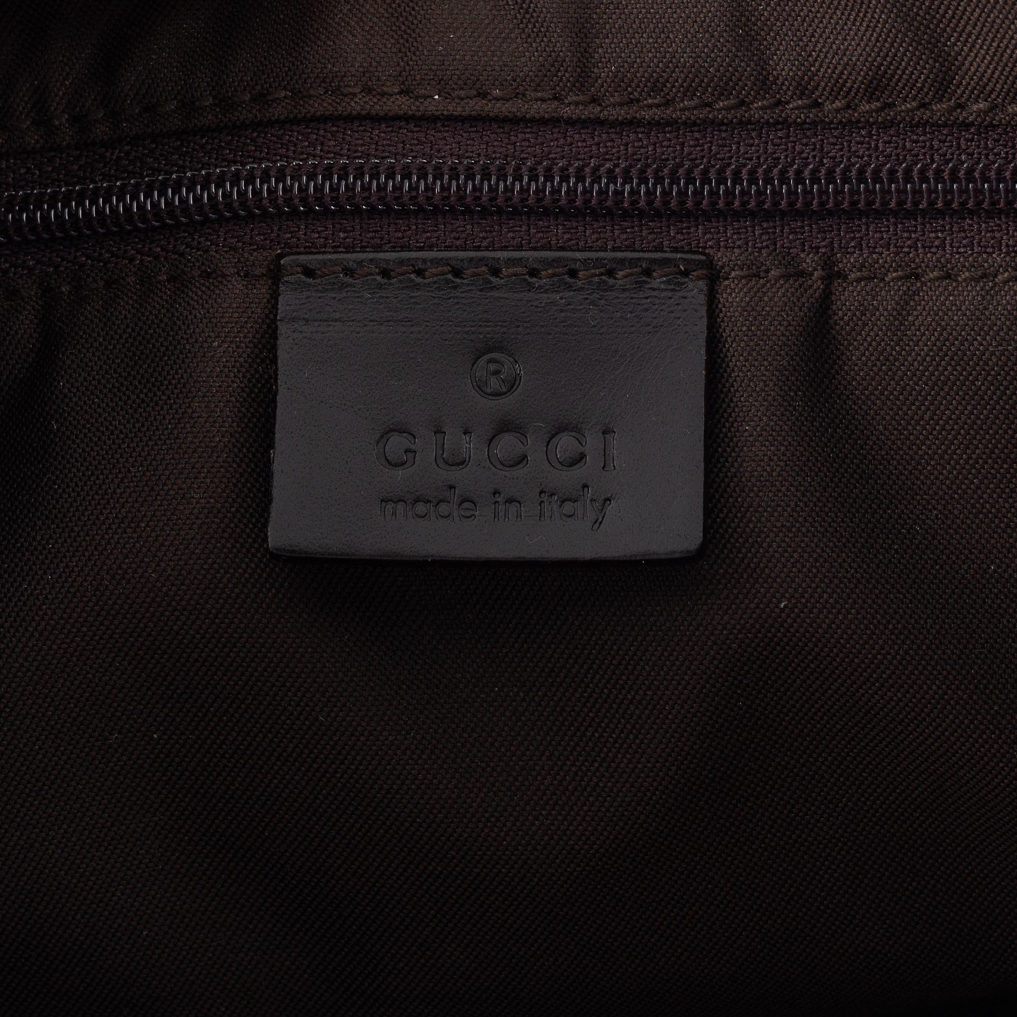 Gucci, a leather and canvas 'Jackie' handbag, 1999.