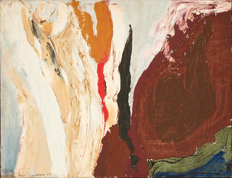 Rune Jansson, olja på duk, signerad och daterad -57.