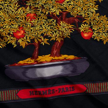 Hermès, scarf, "Les Beaux Jours de Bonsai".