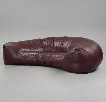 Raphael Raffel / Raphaël, a 'Croissant'  sofa, Maison Honoré, Paris 1970's.
