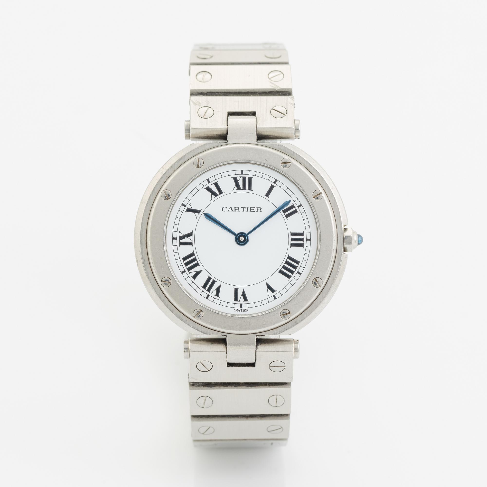 Cartier, Santos VLC, wristwatch, 32,5 mm.