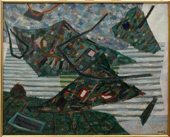 HENRI GOETZ, olja på duk, sign, a tergo dat 1967.