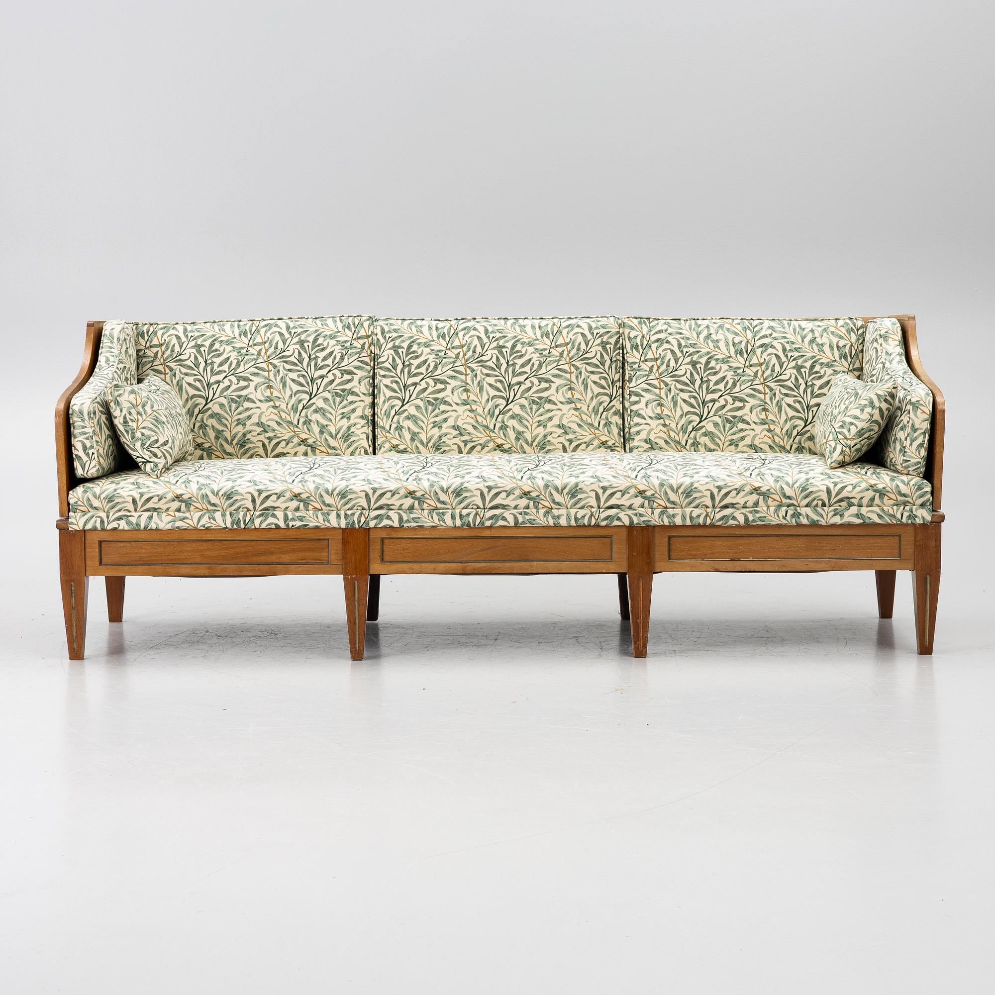 Bowl-shaped sofa, 20th century.