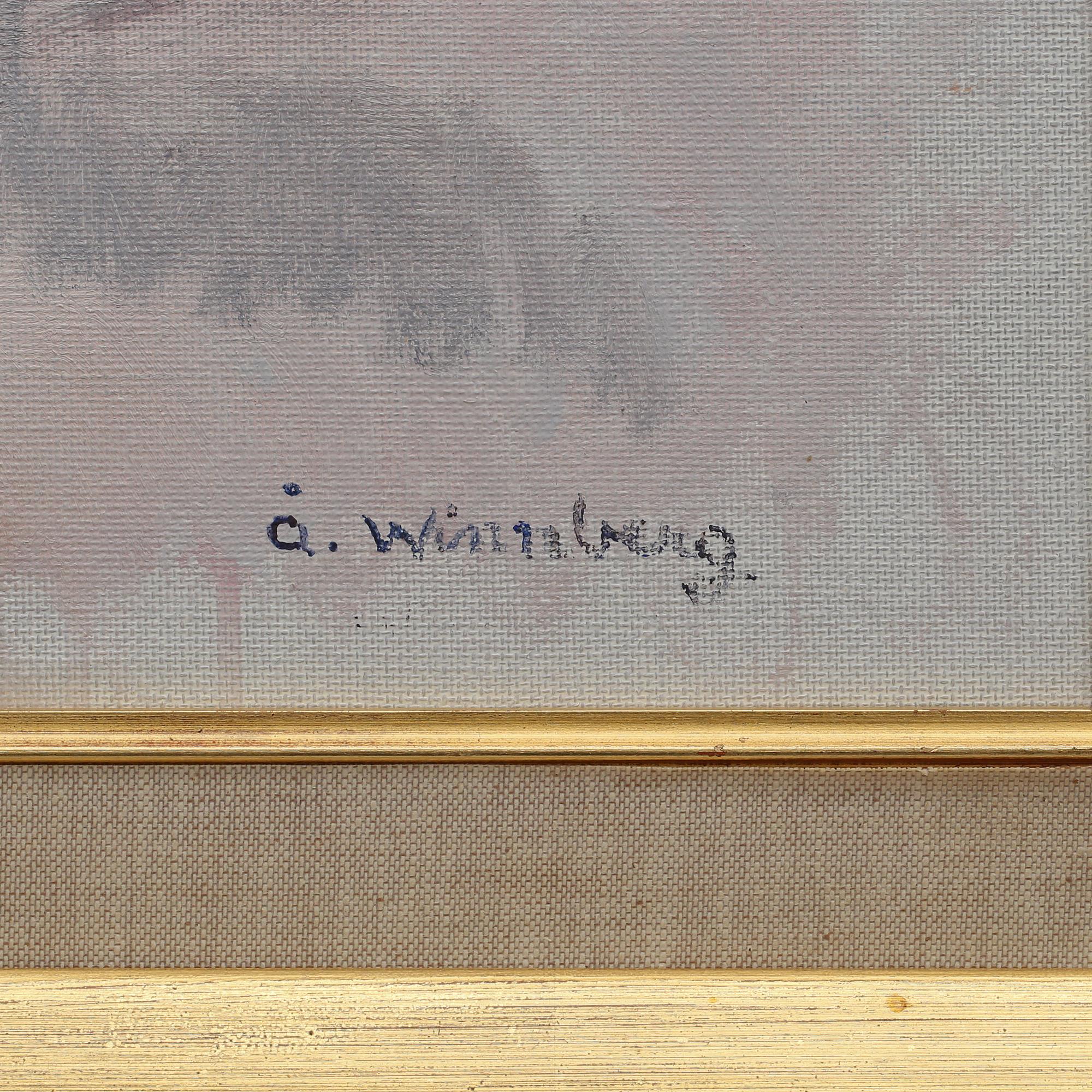 ÅKE WINNBERG, olja på duk, signerad.