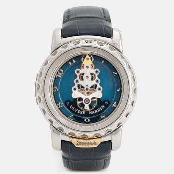 12. Ulysse Nardin, Freak, 28'800 V/H, "Carrousel Tourbillon", ca 2008.