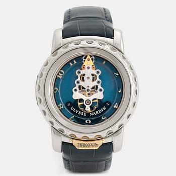 12. Ulysse Nardin, Freak, 28'800 V/H, "Carrousel Tourbillon", ca 2008.