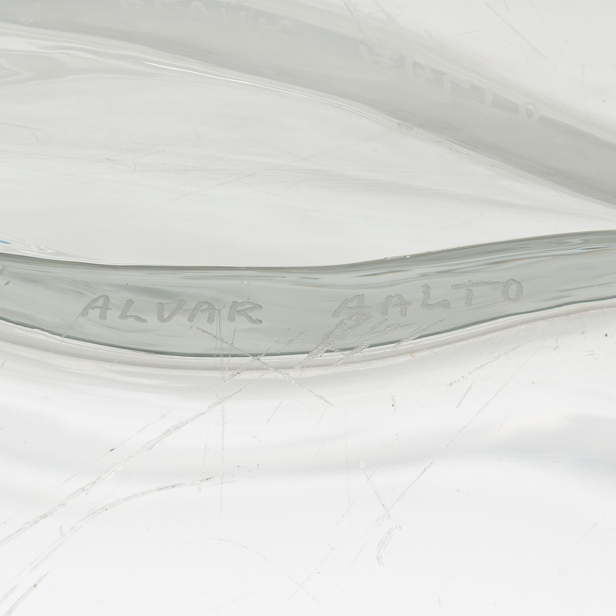 Alvar Aalto, maljakko, 3031, signeerattu Alvar Aalto.