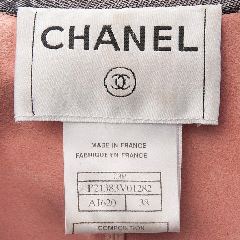 LÄDERJACKA, Chanel.