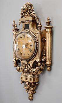 VÄGGPENDYL, gustaviansk stil, 1900-talets början.