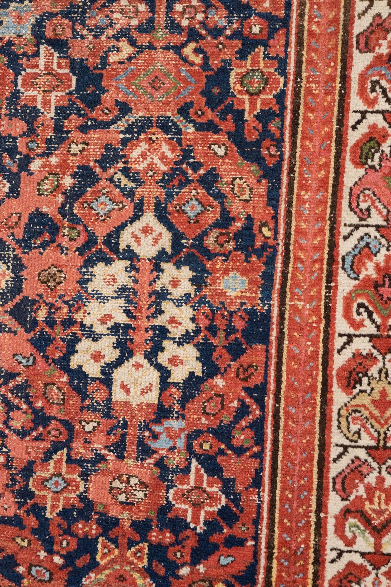 A runner, antique, Malajir, ca 510 x 147 cm.