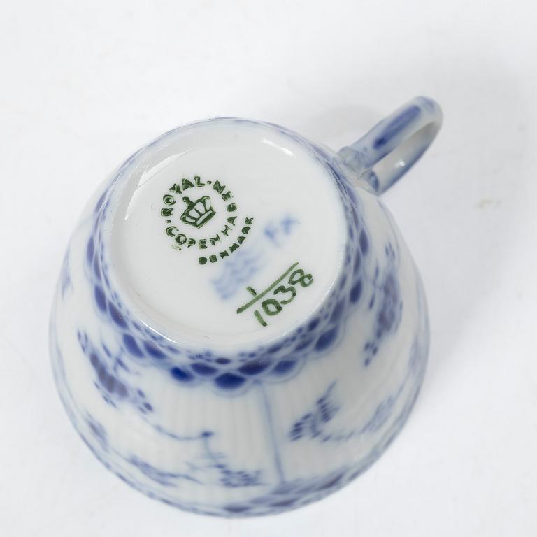 Royal Copenhagen, kaffeservis, 10 delar, "Musselmalet", Danmark.
