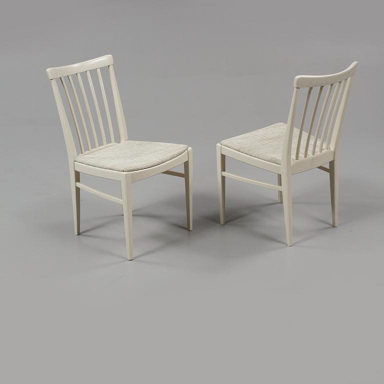 STOLAR, 3 st, "Herrgården", Carl Malmsten, Åfors Möbelfabrik, 1900-talets andra hälft.