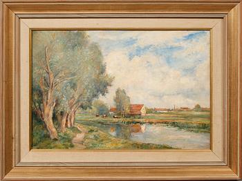 JAMES HERBERT SNELL, tillskriven, olja på pannå, signerad.