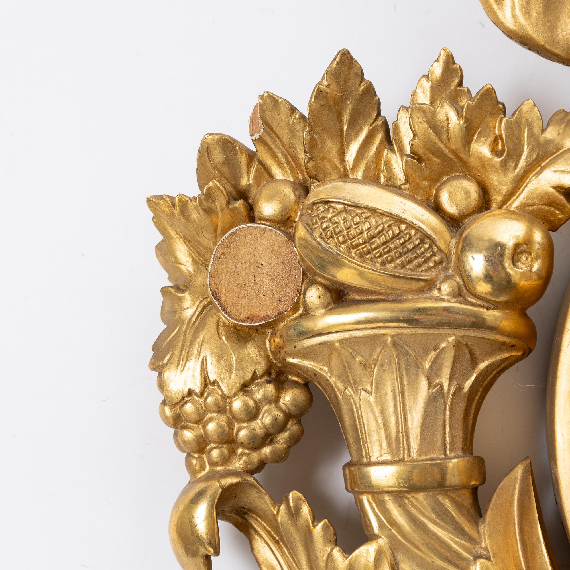 Wall clock, late Empire, Bengt Bahrman, 1829-1836.