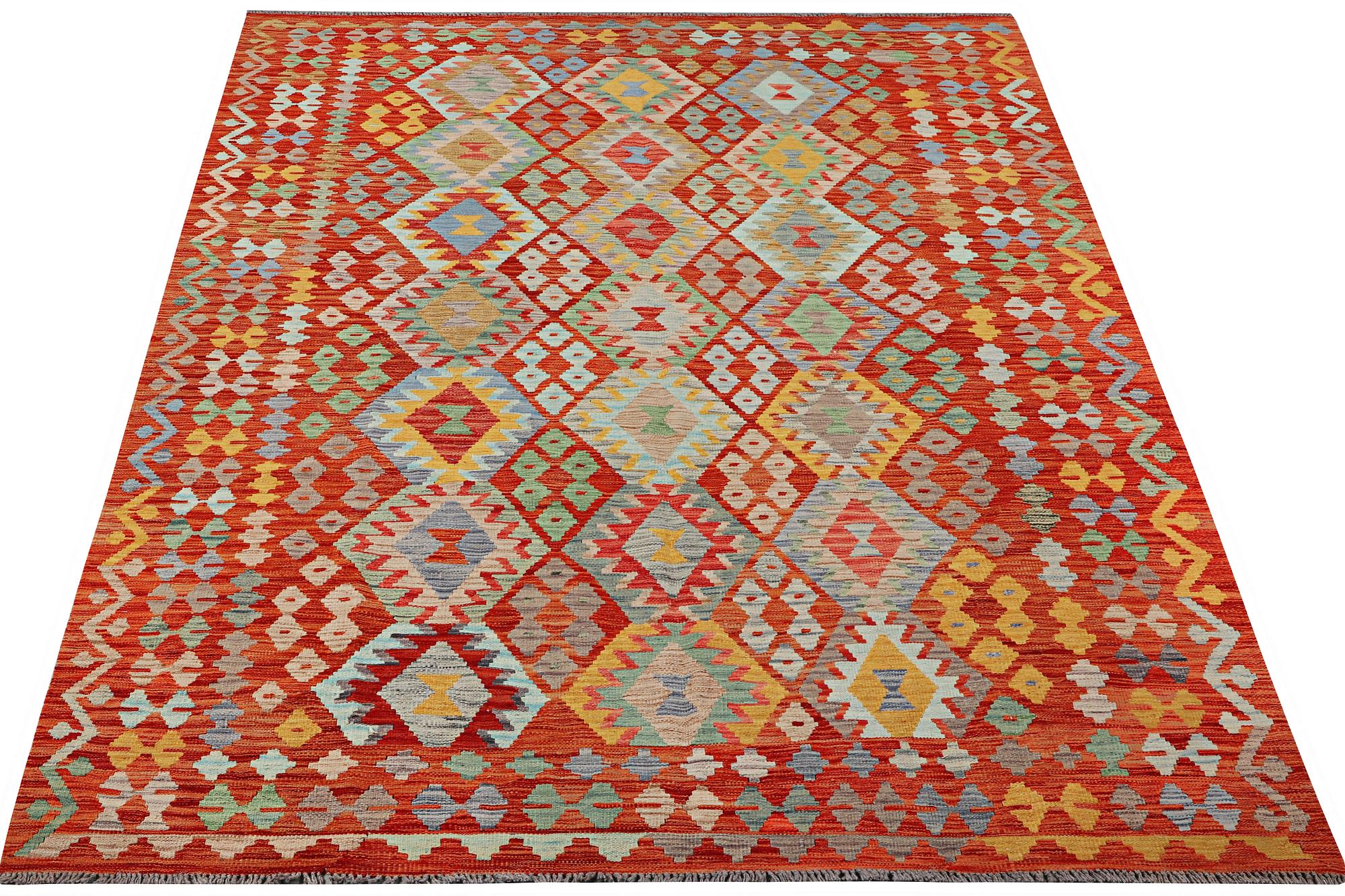 A Kilim carpet, c. 298 x 201 cm.