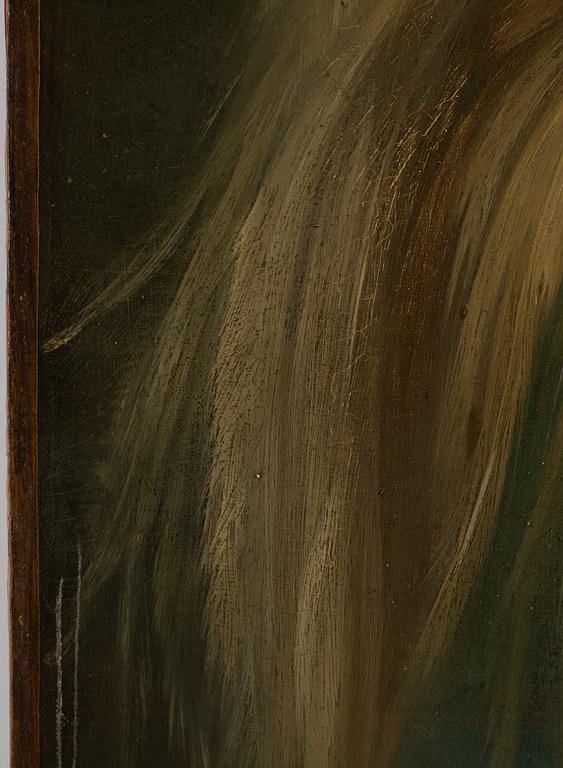 Thomas Lawrence, circle of. Unsigned. Relined canvas on panel 92.5 x 71 cm.