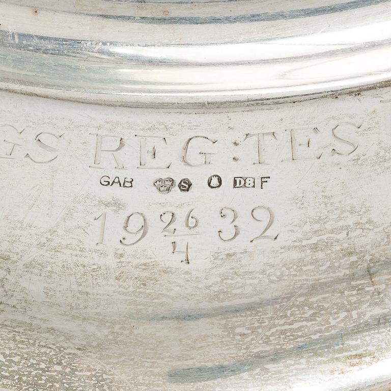 Guldsmedsaktiebolaget (GAB), Fat, silver, Stockholm 1930.